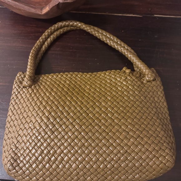 Bottega Brown Woven Handbag - Picture 2 of 6